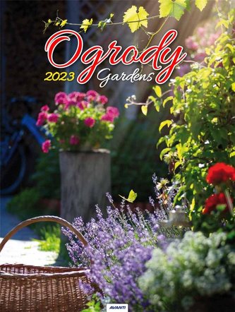 Kalendarz 2023 Ścienny spirala Ogrody AVANTI