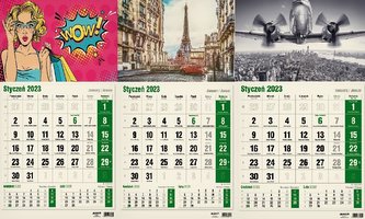 Kalendarz 2023 Jednodzielny EKO MIX AVANTI