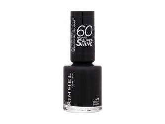 Rimmel London 60 Seconds Lak na nehty Super Shine 8 ml 900 Rita´s Black pro ženy