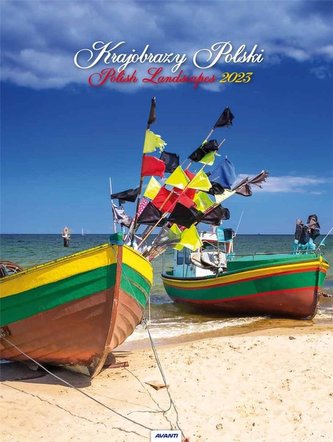 Kalendarz 2023 Ścienny spirala Krajobrazy AVANTI