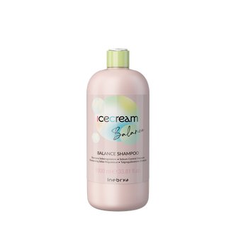 Inebrya Ice Cream Balance Balance Shampoo šampon pro regulaci tvorby mazu, na pokožku a vlasy s tendecí k maštění 1000 ml