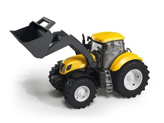 Traktor z łyżką żółty Traktor z łyżką żółty