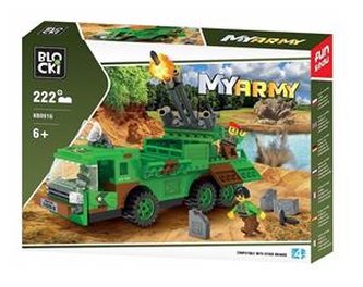 Klocki Blocki MyArmy Wyrzutnia Rakiet 222 el.