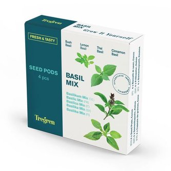 TREGREN Bazalkový mix + Seedpods (4 druhy)