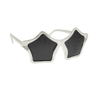 Party brýle - stříbrné hvězdy