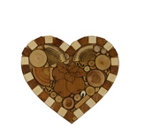 Podložka pod hrnec srdce 18cm