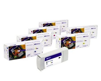 HP 81 Light Cyan DJ Ink Cart, 680 ml, C4934A