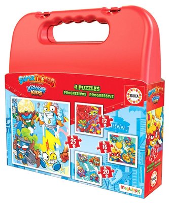 Puzzle 12+16+20+25 Super Things (walizka) G3 Puzzle 12+16+20+25 Super Things (walizka) G3