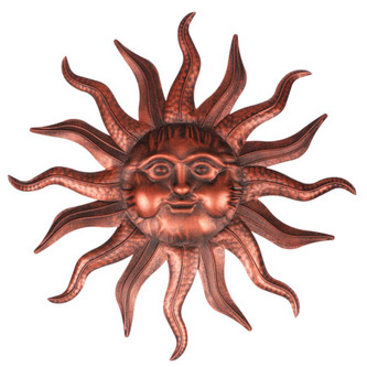 Slunce kovové, nástěnná dekorace