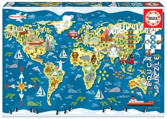 Puzzle Mapa světa