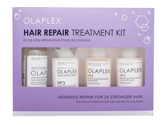 Olaplex Hair Repair sérum na vlasy Intensive Bond Building Hair Treatment No.0 155 ml + balzám na vlasy Hair Perfector No.3 100 ml + šampon Bond Maintenance Shampoo No. 4 100 ml + kondicionér Bond Maintenance Conditioner No. 5 100 ml
