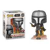 Funko POP! #408 SW: The Mandalorian - Mando Flying w/Blaster (Special Edition)
