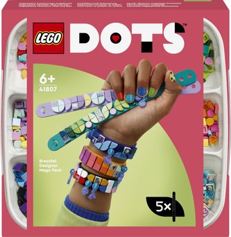 LEGO DOTS 41807 Mega balení náramků: Ukaž svůj styl!