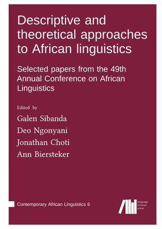 Descriptive and theoretical approaches to African linguistics