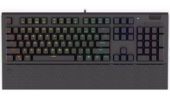 Endorfy herní klávesnice Omnis Kaihl BR RGB / USB / brown switch / drátová /mechanická/US layout/černá RGB