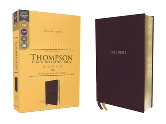 KJV, Thompson Chain-Reference Bible, Handy Size, Leathersoft, Burgundy, Red Letter, Comfort Print KJV, Thompson Chain-Reference Bible, Handy Size, Leathersoft, Burgundy, Red Letter, Comfort Print