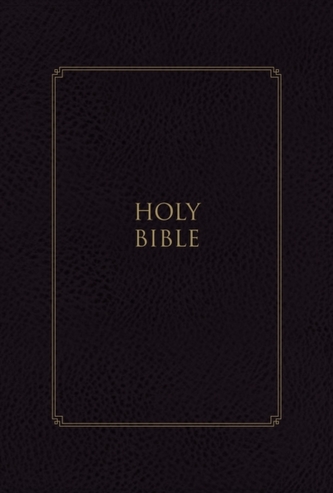 KJV, Thompson Chain-Reference Bible, Leathersoft, Black, Red Letter, Thumb Indexed, Comfort Print