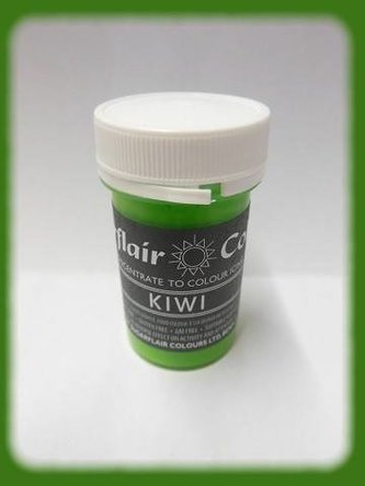 Gelová barva Kiwi 25g - Sugarflair