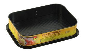 FORMA NA DORT 34*24 JEDN.OKĄT ČERNÁ -SNB