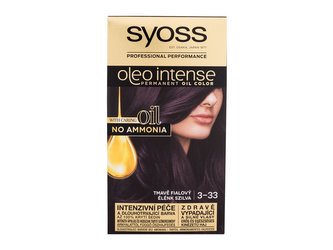Syoss Oleo Intense Barva na vlasy Permanent Oil Color 50 ml 3-33 Rich Plum pro ženy