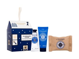 L'Occitane My Comforting Essentials tělový krém Ultra Rich 20 ml + tuhé mýdlo Milk Extra-Gentle Soap 25 g + krém na ruce Shea Dry Skin 10 ml