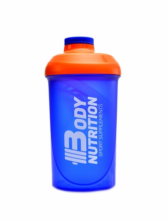Body nutrition - Šejkr 600 ml modro oranžový