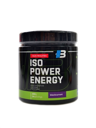 Body nutrition - Iso power energy + elektrolyty 480 g - rybíz
