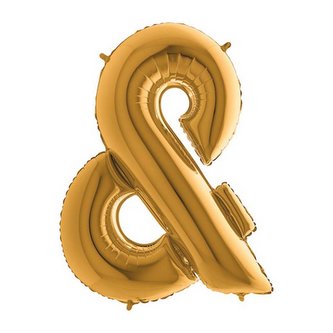 Foliový symbol And zlatý 102 cm