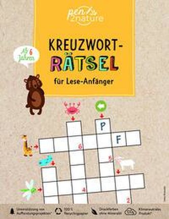 Kreuzworträtsel für Lese-Anfänger