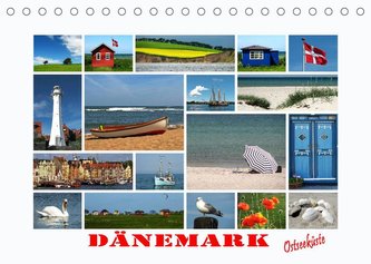 Dänemark - Ostseeküste (Tischkalender 2023 DIN A5 quer)