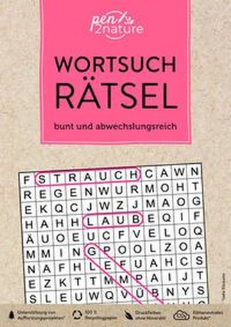 Wortsuchrätsel . bunt und abwechslungsreich
