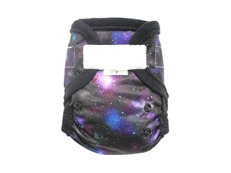 Svrchní kalhotky (S), bez křidélek - Tajemství vesmíru SZ, černý fleece