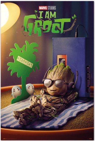 Plakát Marvel|I am Groot: Get your Groot on (61 x 91,5 cm)
