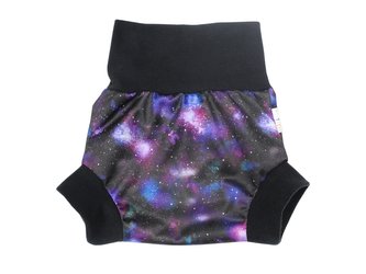 Natahovací svrchní kalhotky PUL - Tajemství vesmíru__VELIKOST:M (7-11kg)