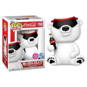 Funko POP! #158 Ad Icons: Coke- Polar Bear(90s) (Flocked) (Exclusive)