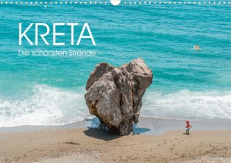 Kreta - Die schönsten Strände (Wandkalender 2023 DIN A3 quer)