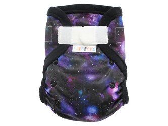 Svrchní kalhotky (M), bez křidélek - Tajemství vesmíru SZ, černý fleece