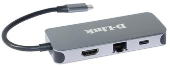 D-Link DUB-2335 USB-C Hub with HDMI, Gigabit Ethernet and 3x USB3.0, mini docking station D-Link DUB-2335 USB-C Hub with HDMI, Gigabit Ethernet and 3x USB3.0, mini docking station
