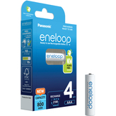 Dobíjecí baterie "Eneloop", AAA, 4 x 800 mAh Ni-MH, PANASONIC