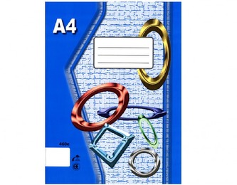 Sešit - 460 , A4 - modrý