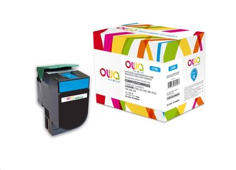 OWA Armor toner pro LEXMARK C540, 543, 544, 546, X543, X544, X546, X548, 2000 Stran, C540H1CG, modrá/cyan