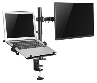 Neomounts  FPMA-D550NOTEBOOK / Flat Screen & Notebook Desk Mount (clamp/grommet)  / Black