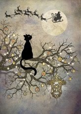 Přání DC016 BUG ART - vánoční