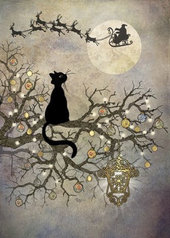 Přání DC016 BUG ART - vánoční