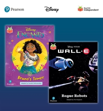 Pearson Bug Club Disney Year 2 Pack C, including Turquoise and Gold book band readers; Encanto: Bruno's Tower, Wall-E: R
