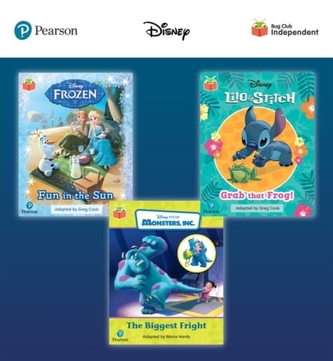 Pearson Bug Club Disney Reception Pack B, including decodable phonics readers for phases 2 and 3; Frozen: Fun in the Sun