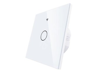 Smart vypínač osvětlení MOES WS-EU1-RFW-N 1-tlačítkový WiFi Tuya