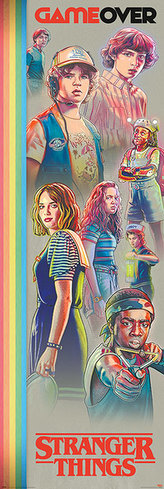 Plakát na dveře Stranger Things: Konec hry (53 x 158 cm)