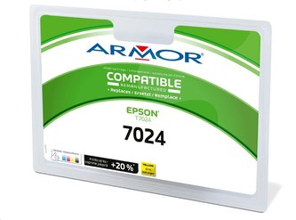 ARMOR cartridge pro EPSON Work Force 4015/4515, žlutá / Yellow (T70244010) 22ml, 2535 str.