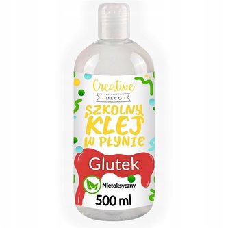 Klej w płynie przezroczysty do slime szkolny 500ml